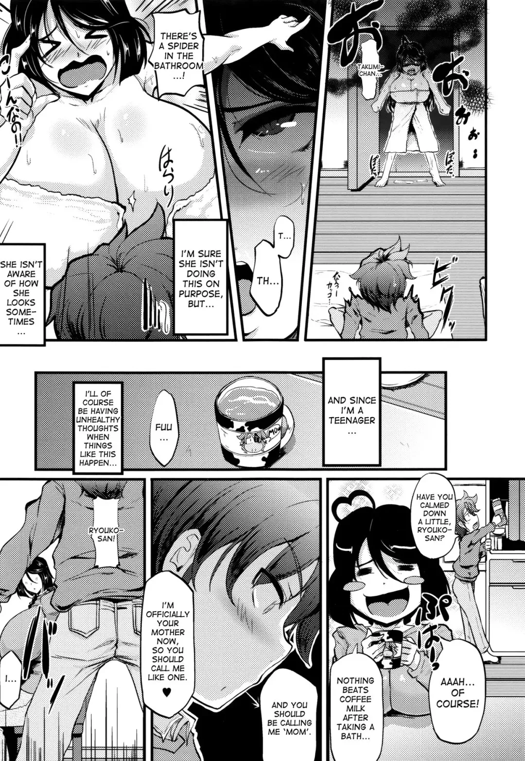 [Matsumoto Katsuya] Jounin Ijou Hahaoya Miman | More than a Lover, Less than a Mother Fhentai - Page 3