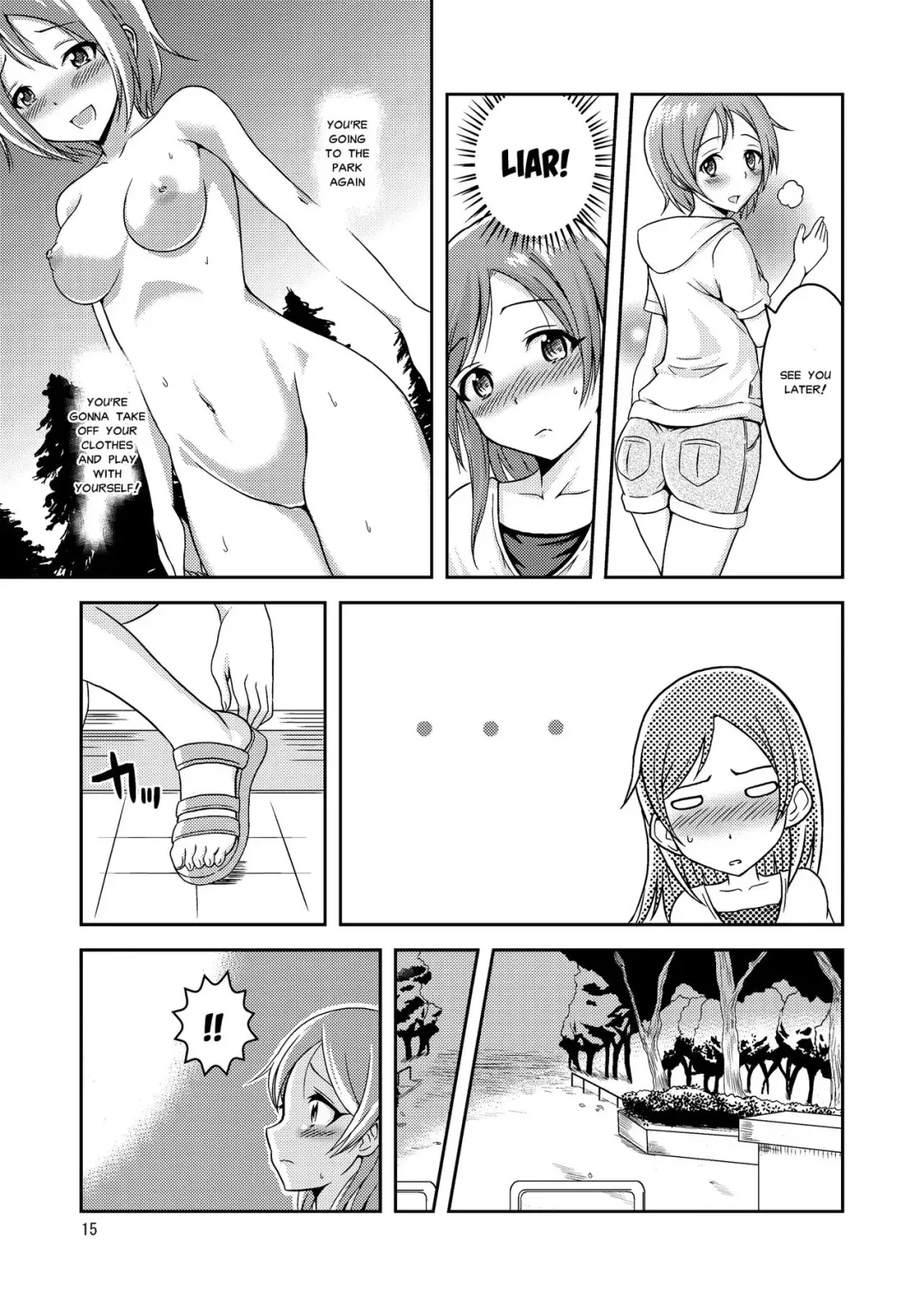 [Yuzu Ramune] Hentai Roshutsu Shimai | Abnormal Naked Sisters Fhentai - Page 16