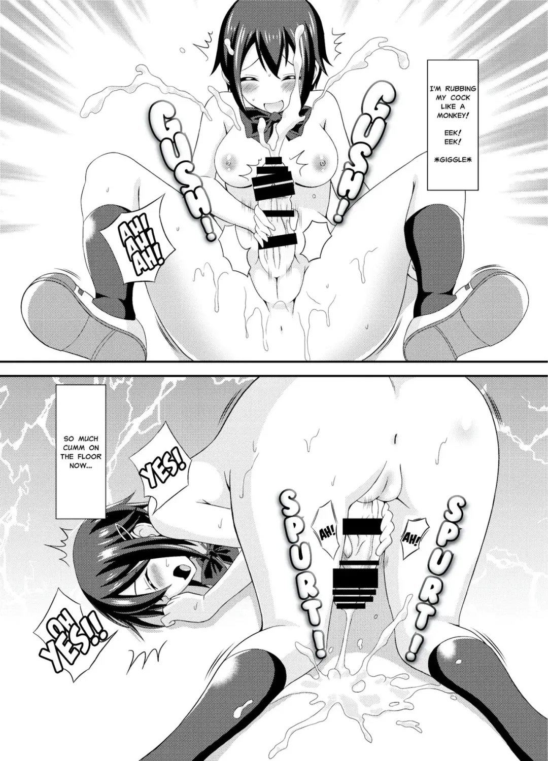 [Yuzu Ramune] Futanari Roshutsu JK desu ga? | What If I'm A Naked Futanari?? Fhentai - Page 18