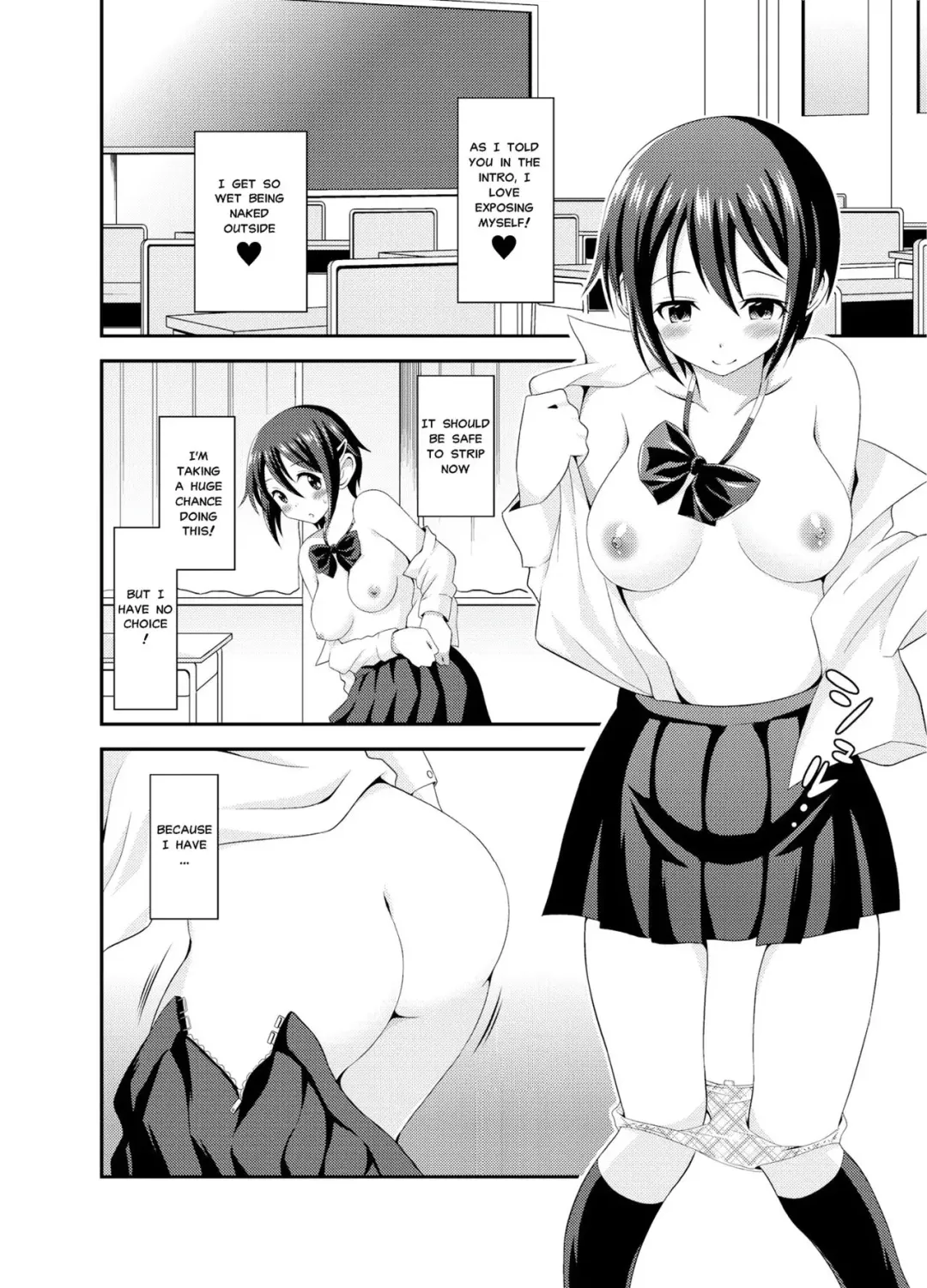 [Yuzu Ramune] Futanari Roshutsu JK desu ga? | What If I'm A Naked Futanari?? Fhentai - Page 5