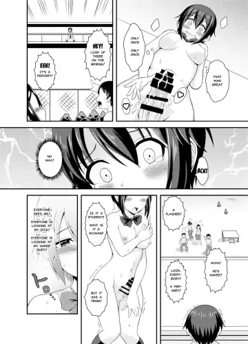 [Yuzu Ramune] Futanari Roshutsu JK desu ga? | What If I'm A Naked Futanari?? Fhentai - Page 19