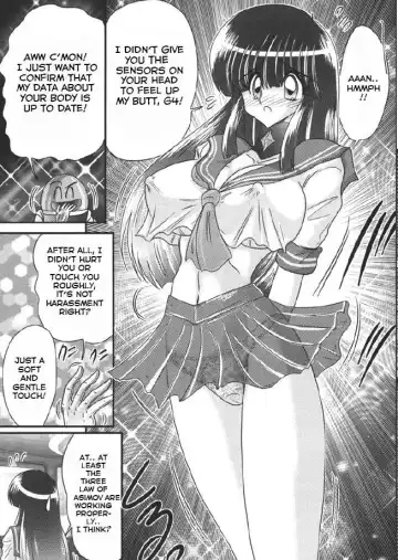 [Kamitou Masaki] Sailor Fuku ni Chiren Robo Yokubou Kairo | Sailor uniform girl and the perverted robot Ch. 1 Fhentai - Page 8