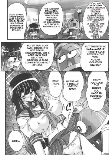 [Kamitou Masaki] Sailor Fuku ni Chiren Robo Yokubou Kairo | Sailor uniform girl and the perverted robot Ch. 1 Fhentai - Page 9