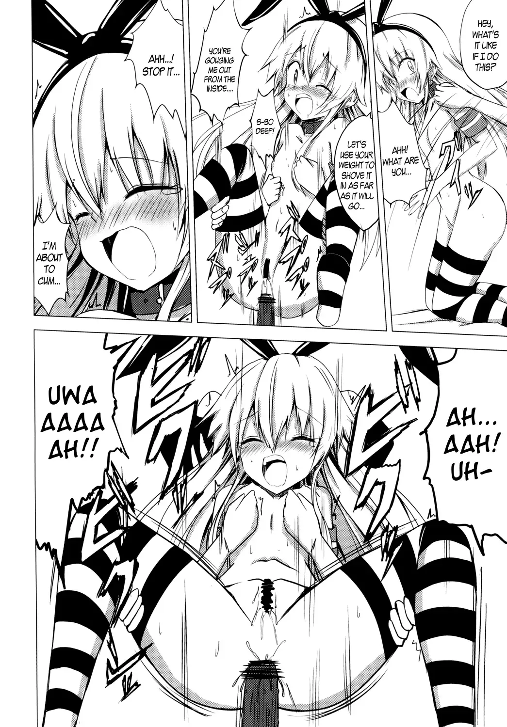 [Aikawa Ryou] Kuubo Wo-Kyuu-chan no Shimakaze Yuri Dorei Choukyou ~Anal Kaihatsu Hen~ | Standard Carrier Wo-Class Shimakaze's Yuri Slave Training ~Anal Development~ Fhentai - Page 19