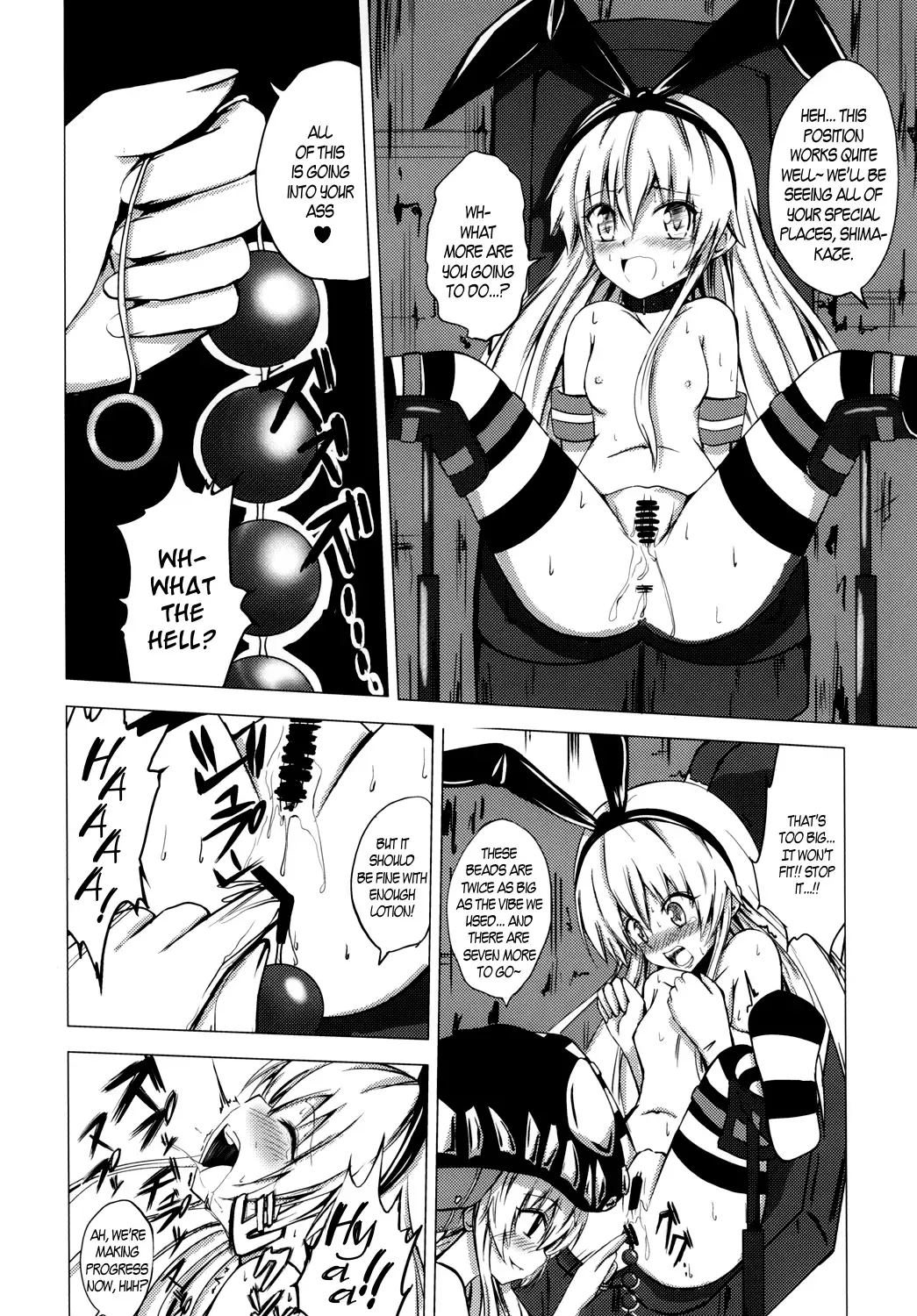 [Aikawa Ryou] Kuubo Wo-Kyuu-chan no Shimakaze Yuri Dorei Choukyou ~Anal Kaihatsu Hen~ | Standard Carrier Wo-Class Shimakaze's Yuri Slave Training ~Anal Development~ Fhentai - Page 9
