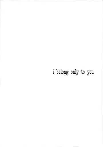 [Kameyoshi Ichiko] I belong only to you Fhentai - Page 5