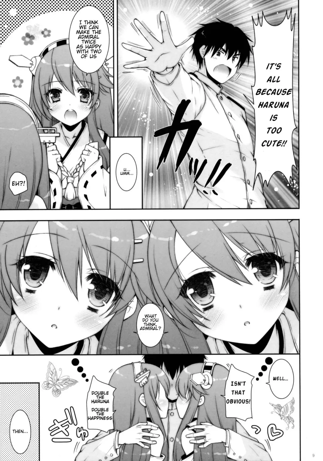 [Shigunyan] Ware, Haruna-tachi to Yasen ni Totsunyuusu!! Fhentai - Page 8