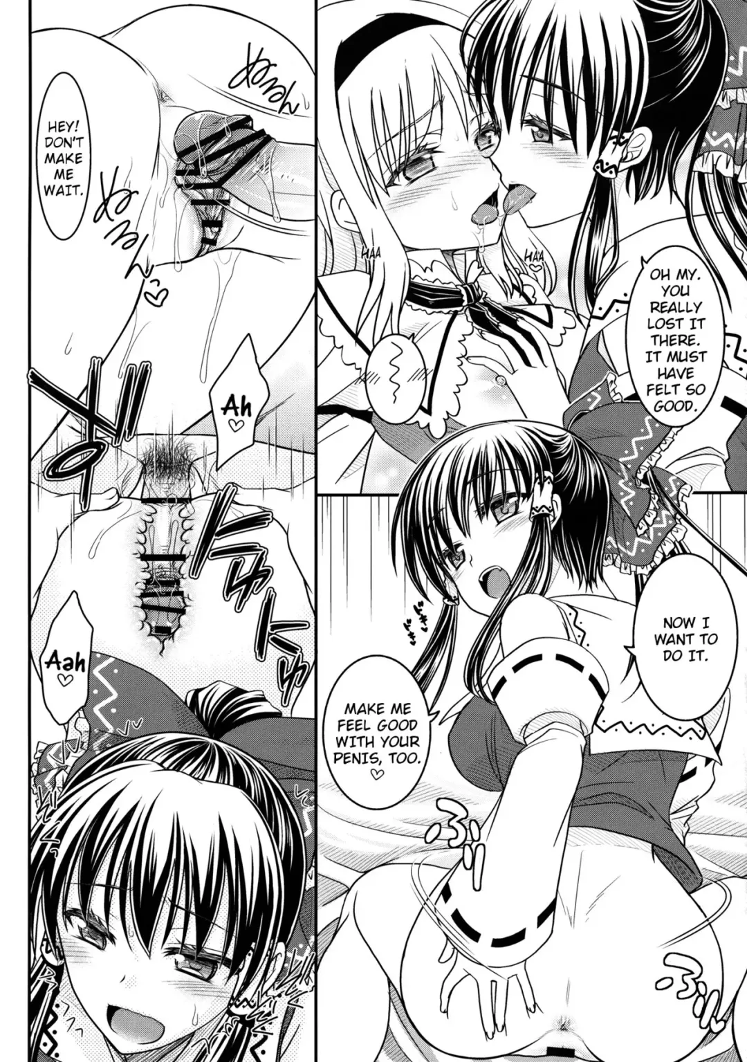 [Bakuya - Shigemiya Kyouhei] Reimu to Alice to | With Reimu and Alice... Fhentai - Page 9
