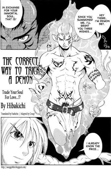 [Hibakichi] Tadashii Akuma no Damashi Kata. | The Correct Way To Trick A Demon. Fhentai - Page 2