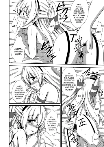 [Aikawa Ryou] Kuubo Wo-Kyuu-chan no Shimakaze Yuri Dorei Choukyou ~3P Choukyou Hen~ | Standard Carrier Wo-Class Shimakaze's Yuri Slave Training ~Threesome Training~ Fhentai - Page 5