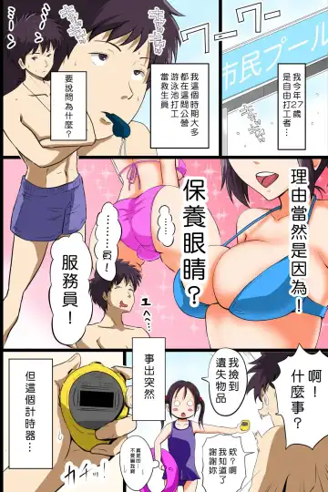[Pistonring Nishizawa] Jikan Teishi Kinou de Mizugi Gal no Kyonyuu o Yaritai Houdai Kui Makuru Fhentai - Page 2