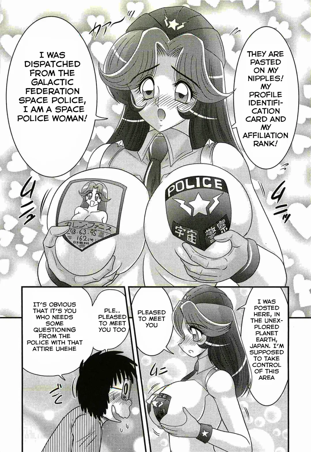 [Kamitou Masaki] Uchuu Fukei Karen Junsa -Kouzen Waisetsu- | Space Police Karen Ch. 1 Fhentai - Page 10