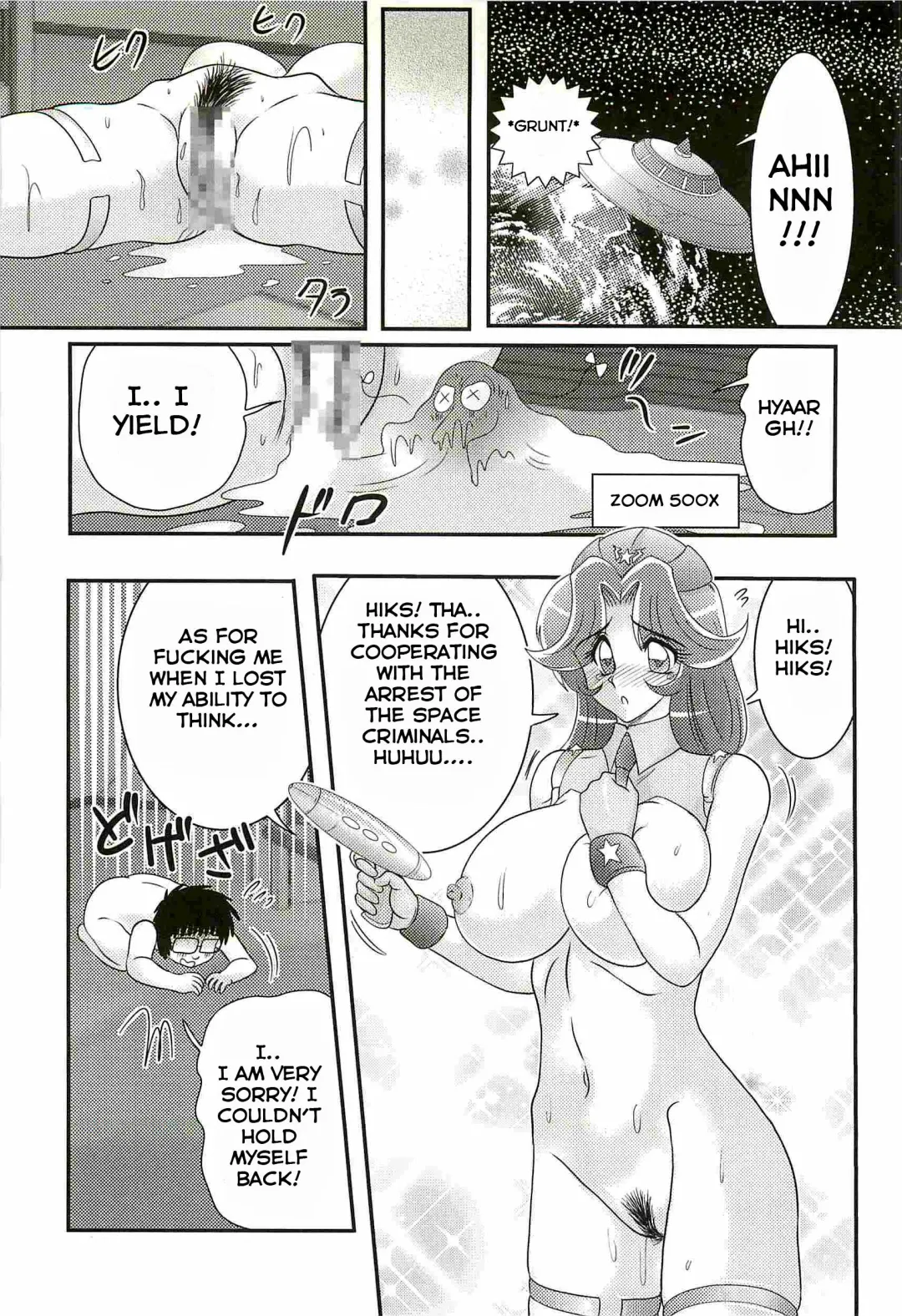 [Kamitou Masaki] Uchuu Fukei Karen Junsa -Kouzen Waisetsu- | Space Police Karen Ch. 1 Fhentai - Page 44