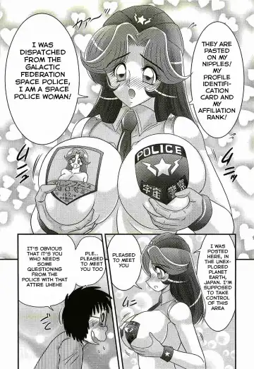 [Kamitou Masaki] Uchuu Fukei Karen Junsa -Kouzen Waisetsu- | Space Police Karen Ch. 1 Fhentai - Page 10