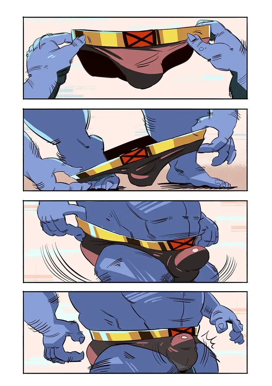 [Balmos] Beast and Wolverine Fhentai - Page 1