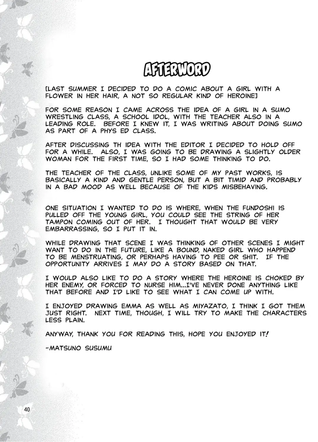 [Matsuno Susumu] Joshi mo Fundoshi Icchou Fhentai - Page 39