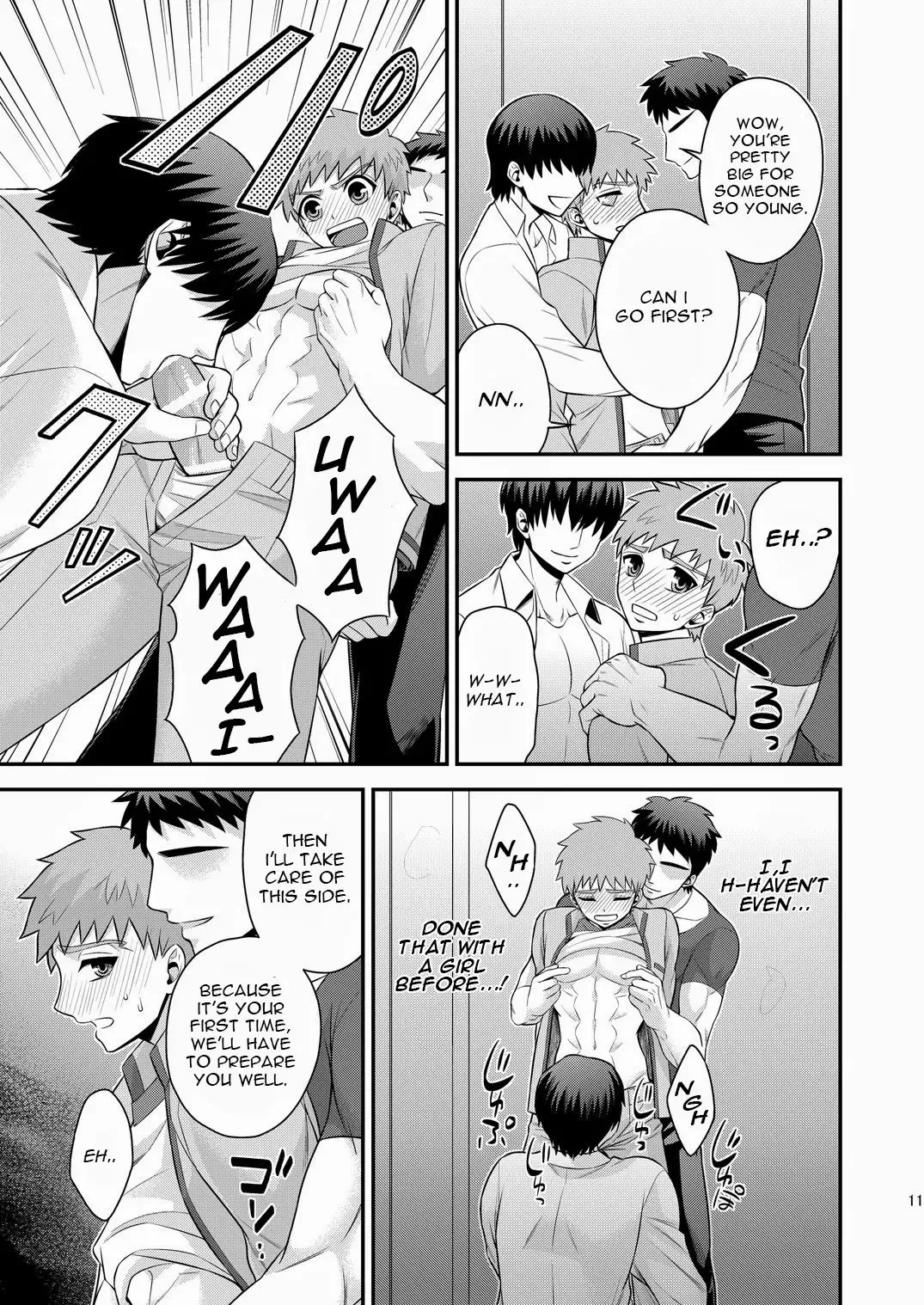 [Sanada] Miyamachou Nichoume no Koushuu Benjo ni Goyoujin!? | Beware of Miyama 2nd Street's Public Toilet!? Fhentai - Page 12