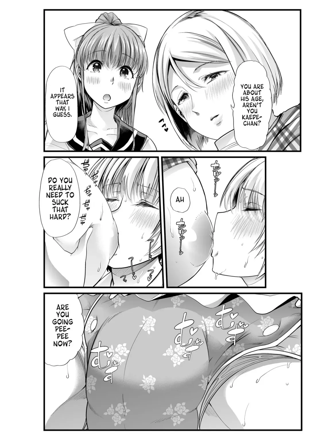 [Goya] Mama to? ~Osanpo Shikoshiko to Onee-chan no Kuchiutsushi Milk~ Fhentai - Page 7