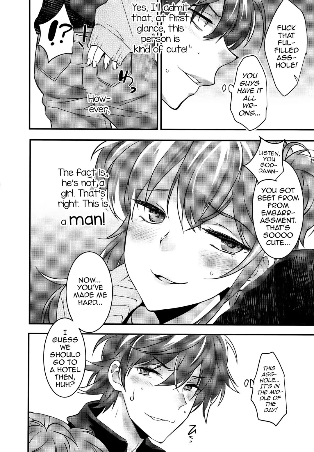 [Makuro] Josou Kareshi x Ore!! Josou no Boku to Kimochi Ii Koto Fhentai - Page 8