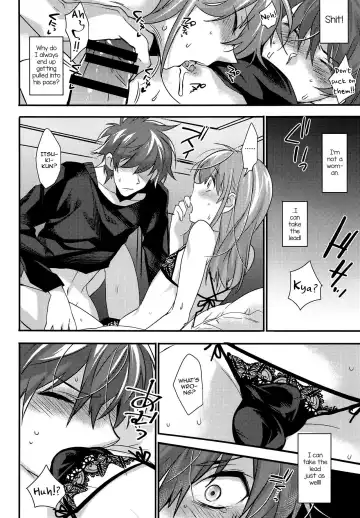 [Makuro] Josou Kareshi x Ore!! Josou no Boku to Kimochi Ii Koto Fhentai - Page 12