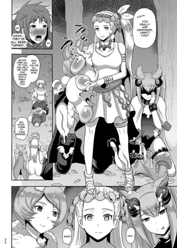 [Akuochisukii Sensei] Naedoko Kikuushi | Seedbed Sky Knight Fhentai - Page 21