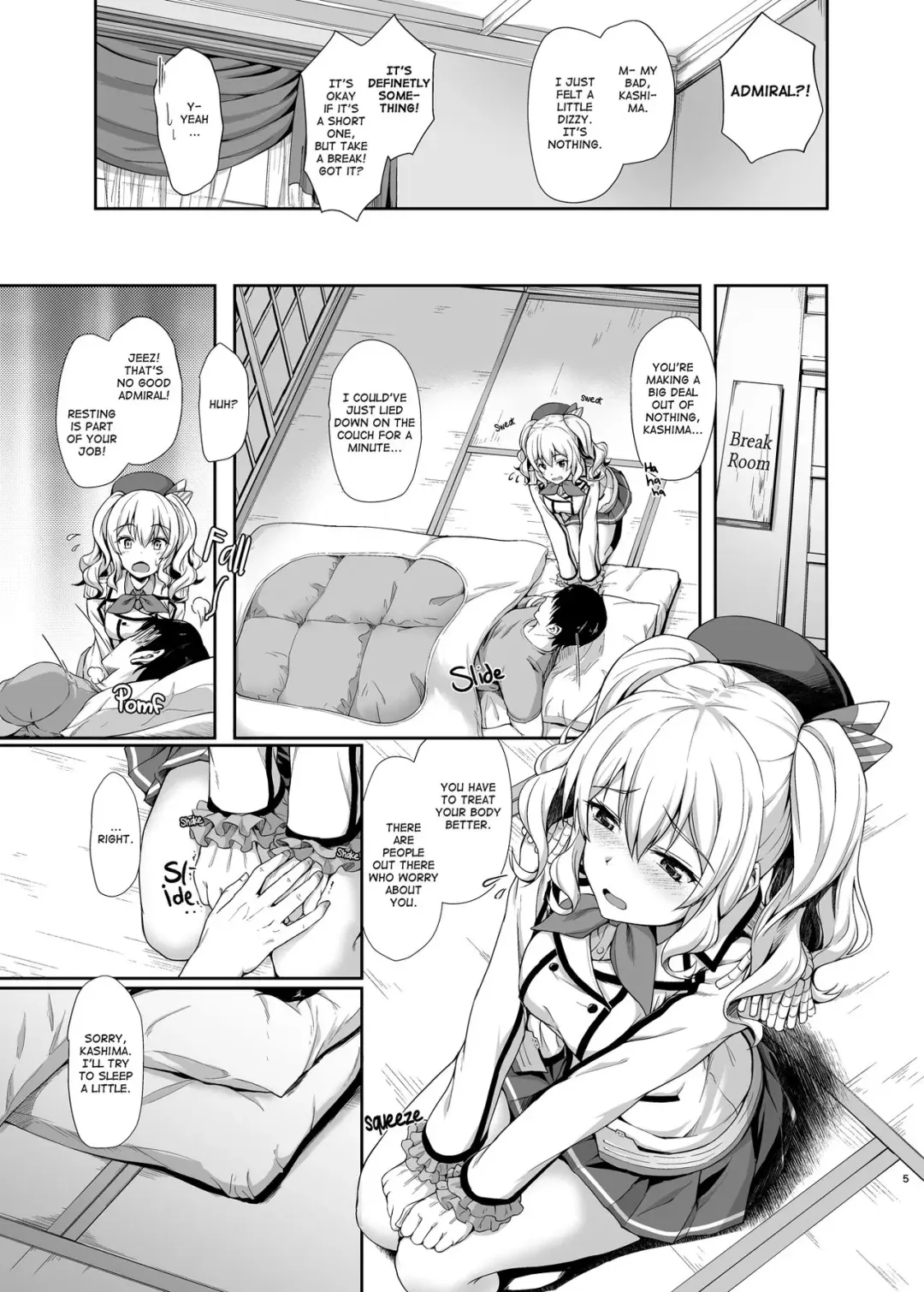 [Awayume] Amaama Kashima | Sweet Sweet Kashima (decensored) Fhentai - Page 5