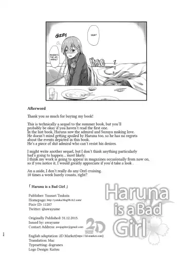 [Awayume] Haruna wa Ikenaiko desu | Haruna is a Bad Girl (decensored) Fhentai - Page 26