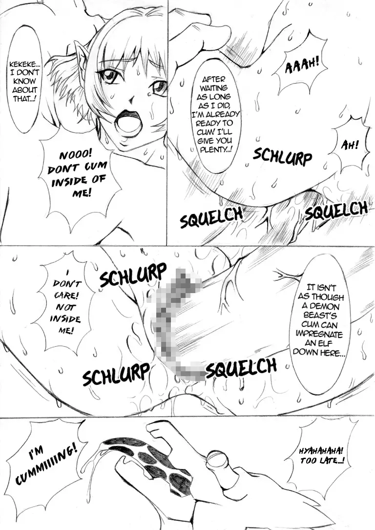 Ochita Sei Kishi - Maju Inbaku Hen | Fallen Elf Knight Fhentai - Page 14