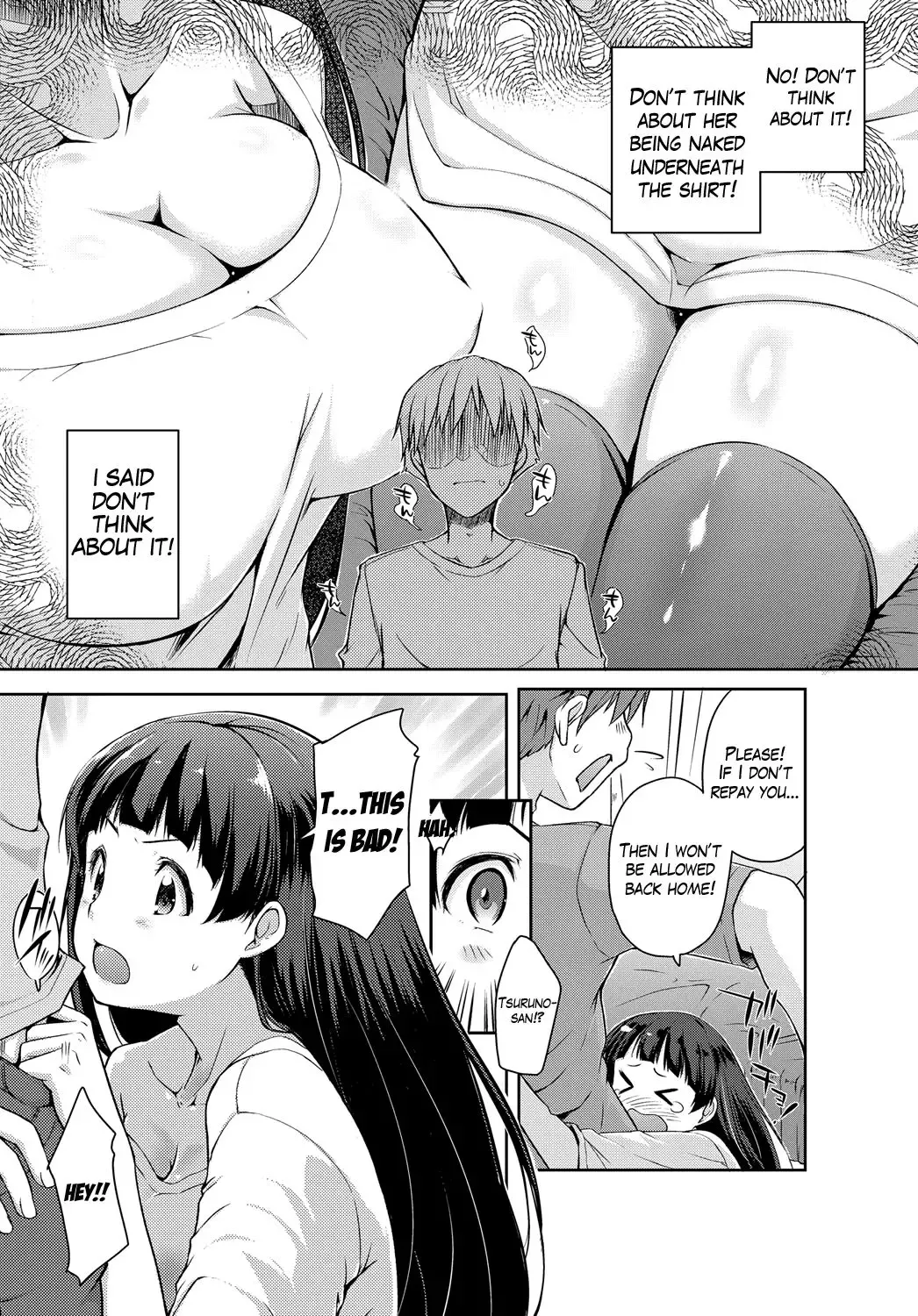 [Kaiduka] Tsuruno-san wa Tonikaku On o Kaeshitai. | Tsuruno-san Wants to Repay Me Anyway. Fhentai - Page 5