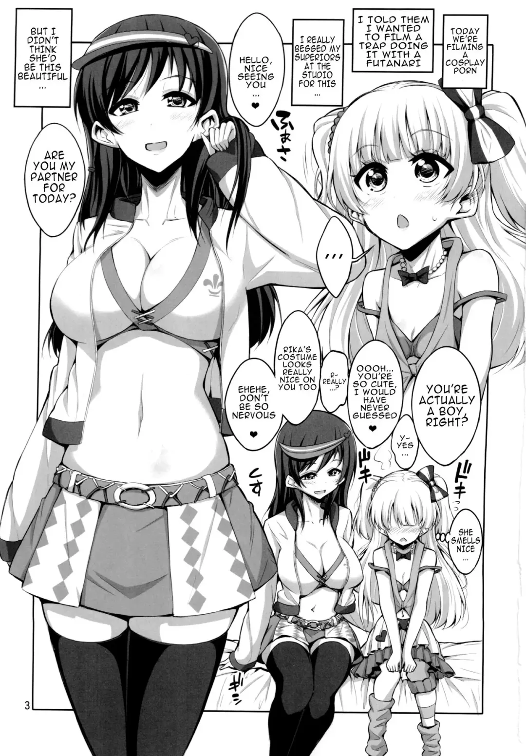 [Alpha Alf Layla - Ogata Mamimi] Futanari Onee-san x Otokonoko Cosplayer AV Satsuei Hen Kanzenban Fhentai - Page 2