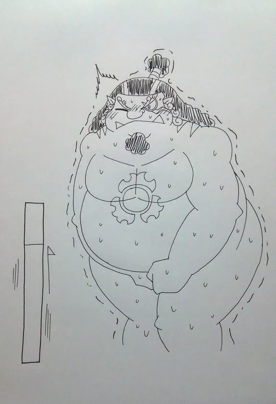 [Enbuoo] ジンベエ、おしっこ我慢 Fhentai - Page 1