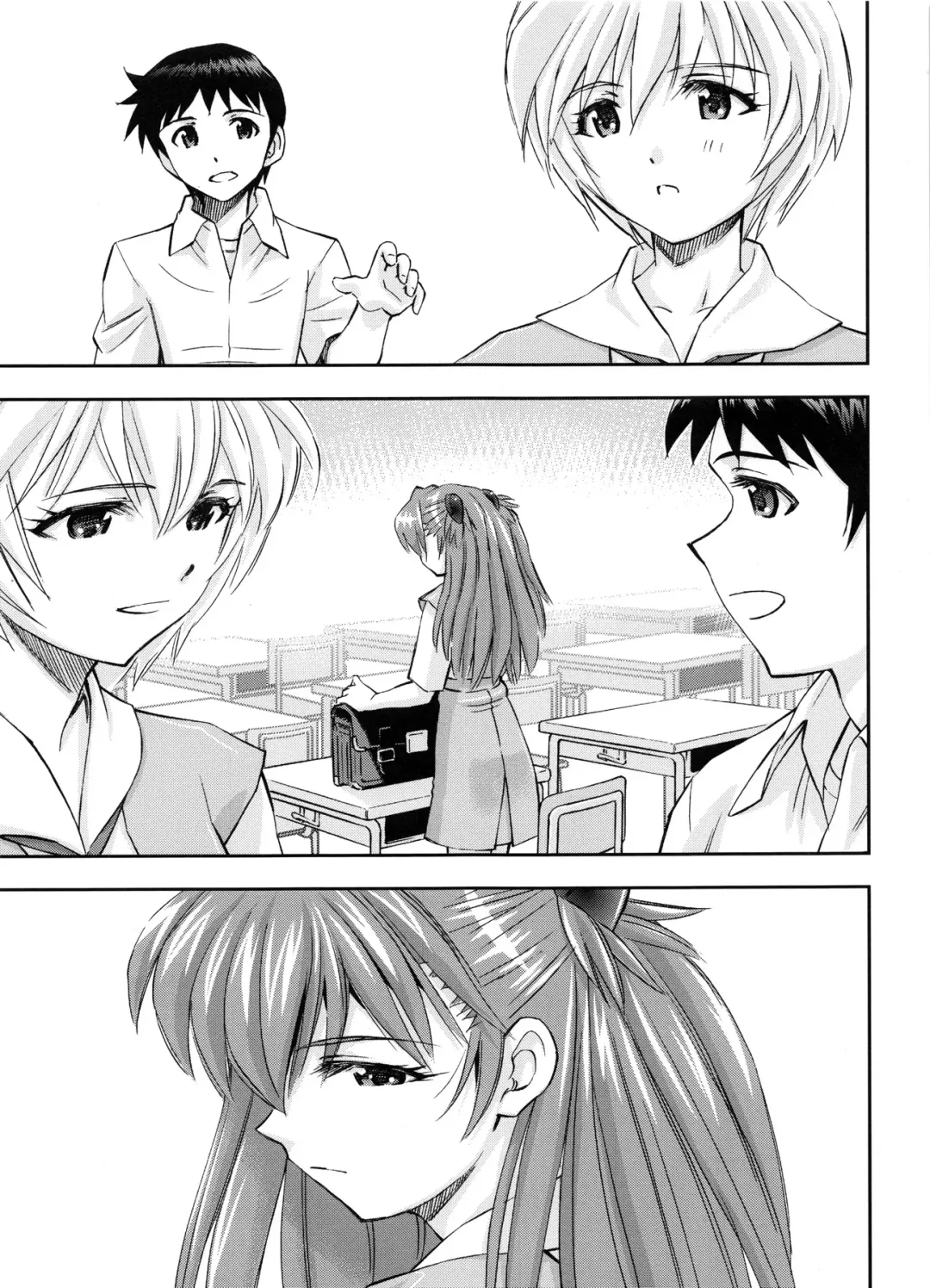 [Kura Oh] Boku wa, Rei to Asuka Futari to Tsukiau Kotoni Shita Fhentai - Page 2