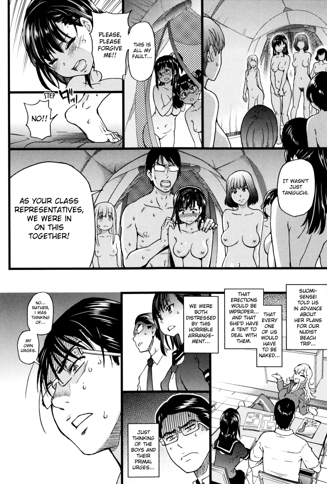 [Shiwasu No Okina - Terasu Mc] Nudist Beach ni Syuugaku Ryokoude!! - In school trip to the nudist beach!! (decensored) Fhentai - Page 170