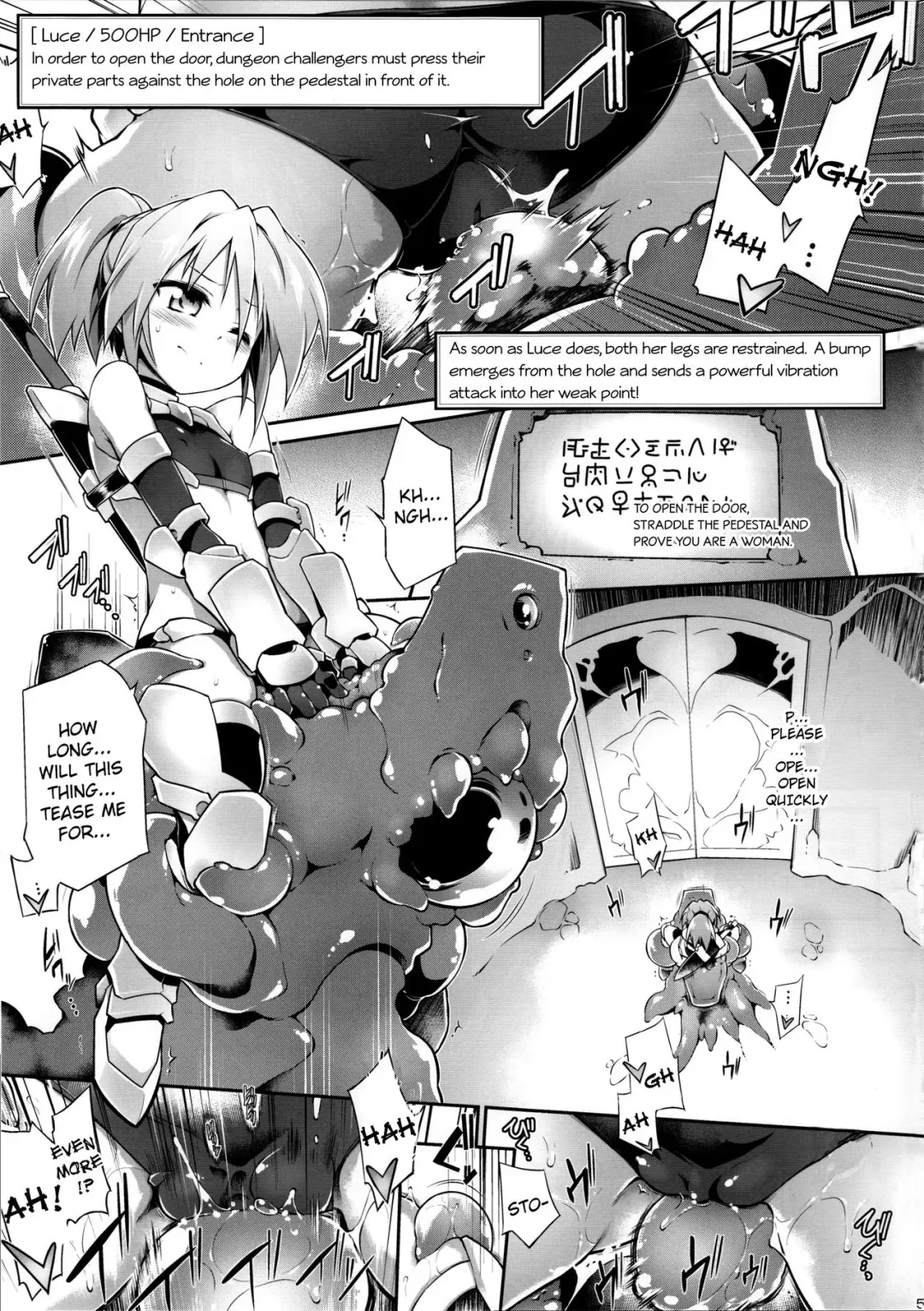 [Tomoshibi Hidekazu] Luce no Ero Trap Dungeon Fhentai - Page 5