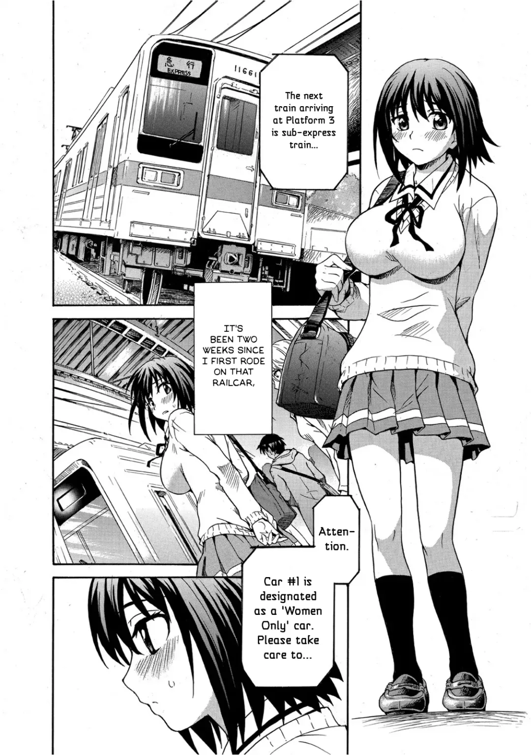 [Sudoo Kaoru] Mirarete Icchau ☆ Yuri Densha ~Josei Senyou Sharyou no Himegoto~ Fhentai - Page 5