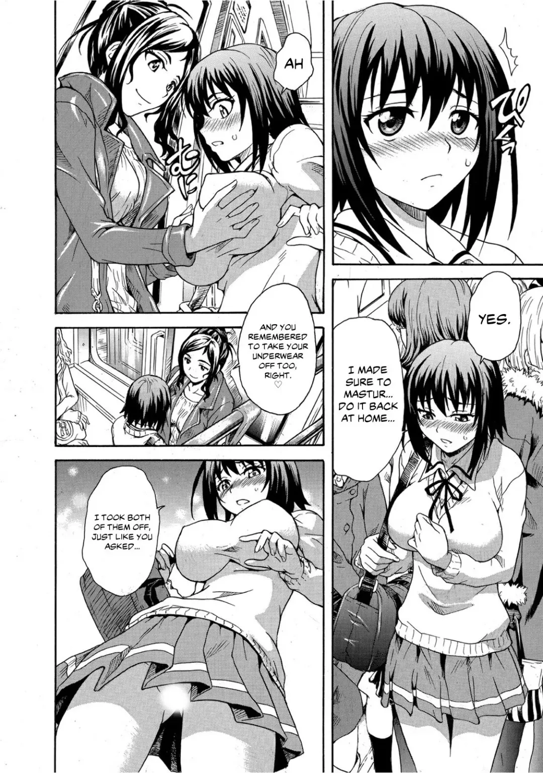 [Sudoo Kaoru] Mirarete Icchau ☆ Yuri Densha ~Josei Senyou Sharyou no Himegoto~ Fhentai - Page 7