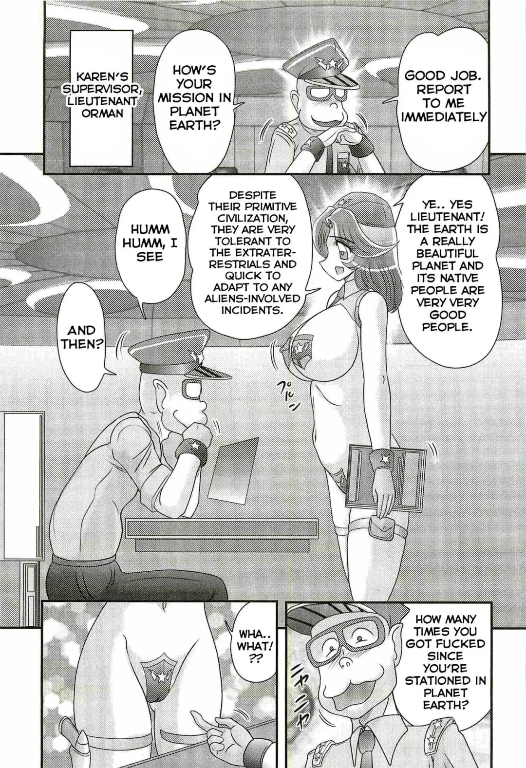 [Kamitou Masaki] Uchuu Fukei Karen Junsa -Kouzen Waisetsu- | Space Police Karen Ch. 4 Fhentai - Page 3