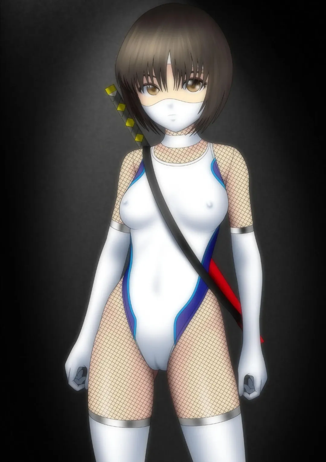 [Samejima Minoru] Kyouei Mizugi Ninja - Muzan na Okite Fhentai - Page 48