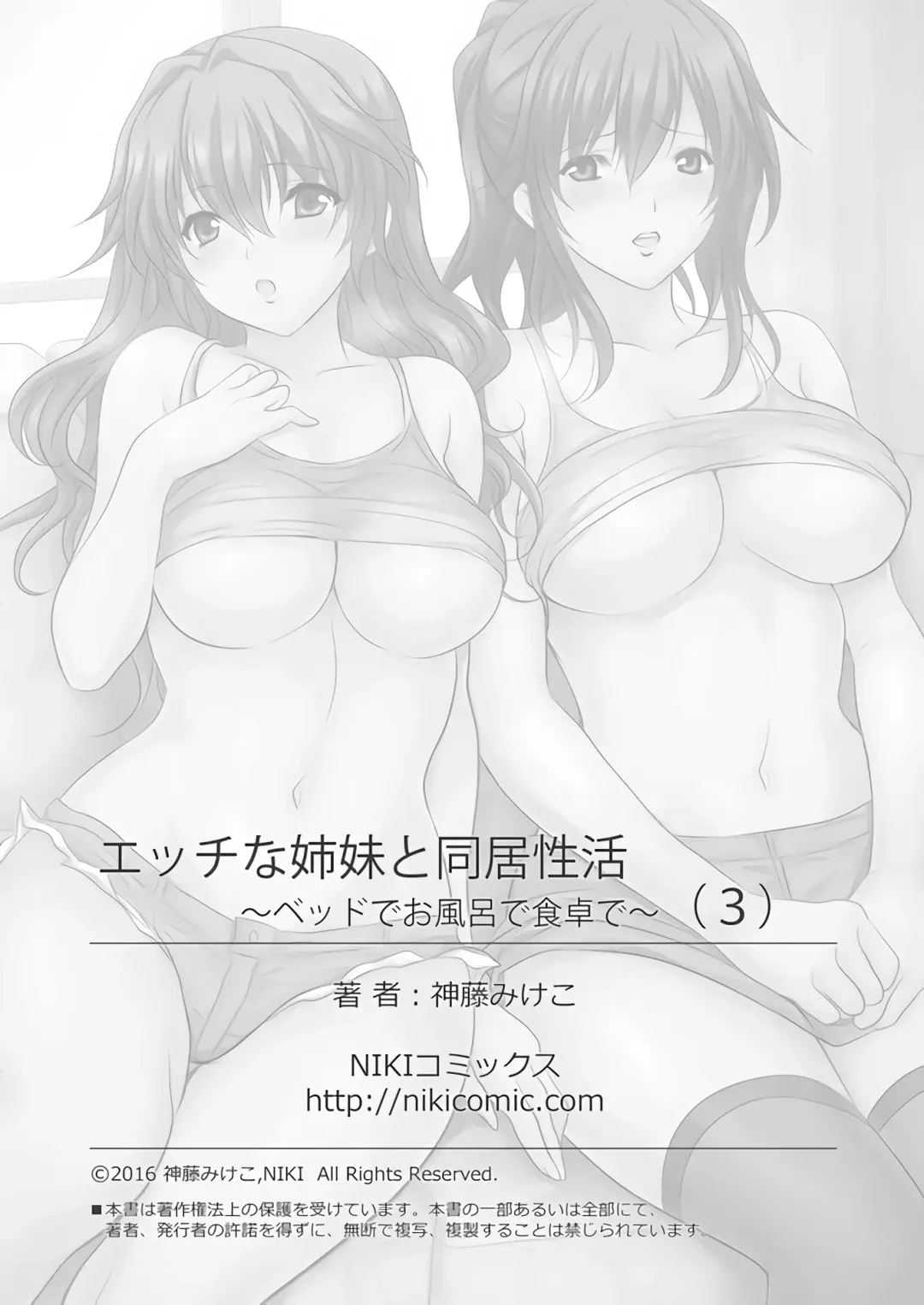 [Kamifuji Mikeko] H na Shimai to Doukyo Seikatsu ~Bed de Ofuro de Shokutaku de~ Fhentai - Page 43