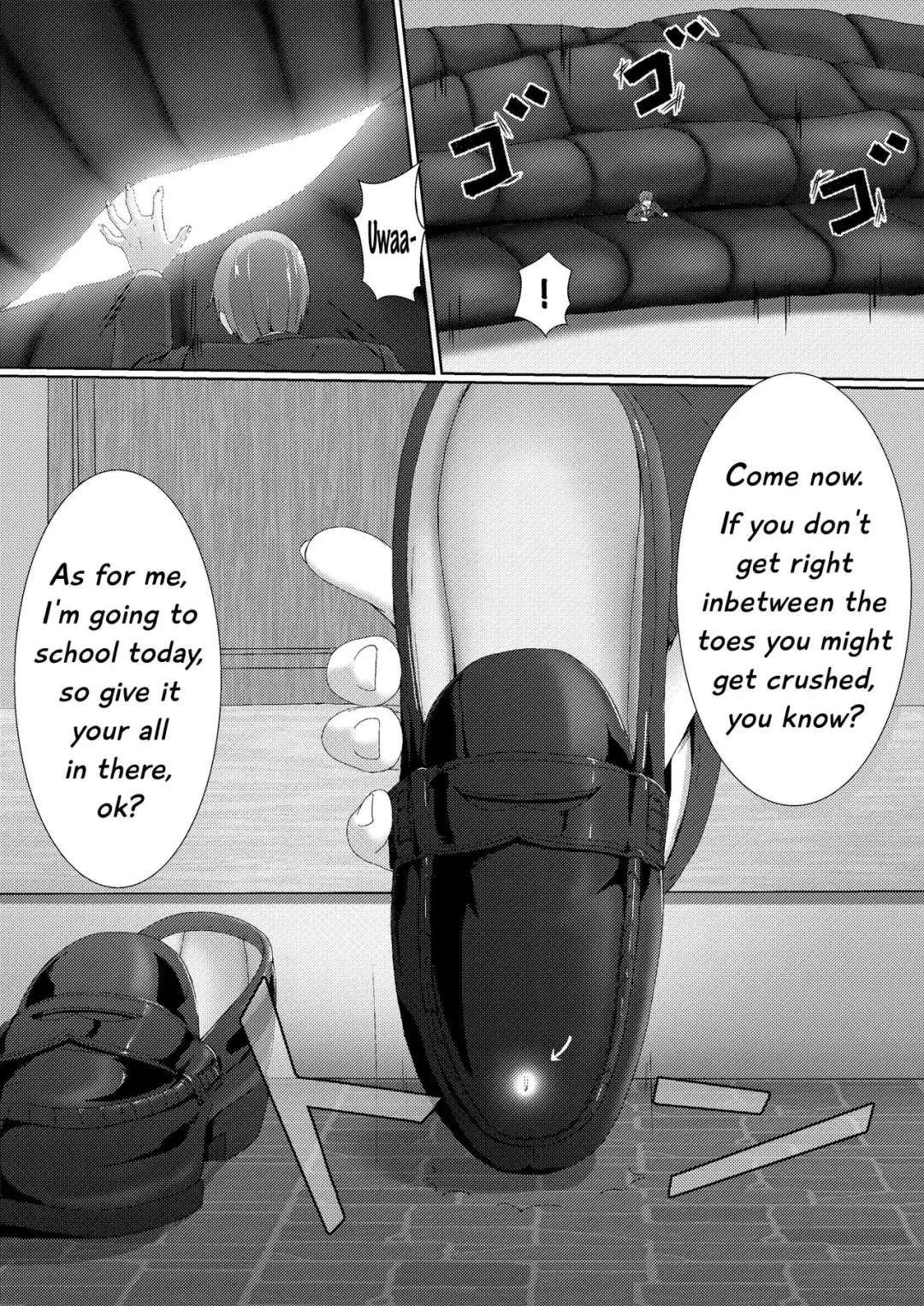 [Dre - Hachimitsu] Soutaisei Kyodai Shoujo | Relative Giantess Fhentai - Page 29