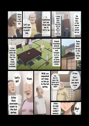 Kinjo no Ojii-san ni Onsen ni Tsureteikarete Okasareta Wakazuma Fhentai - Page 3