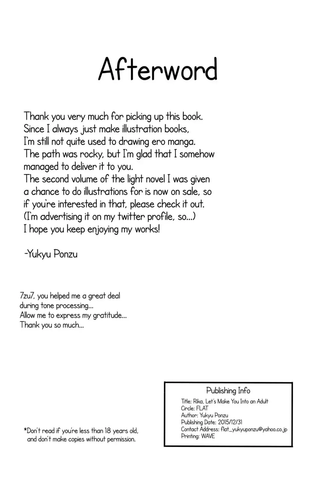 [Yukyu Ponzu] Rika, Otona ni Shiteageyou | Rika, Let's Make You into an Adult Fhentai - Page 24