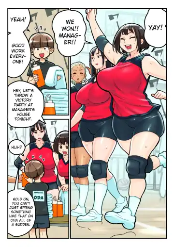 Read [Kakuzatou] Volley-bu to Manager Oda | The Volleyball Club and Manager Oda - Fhentai