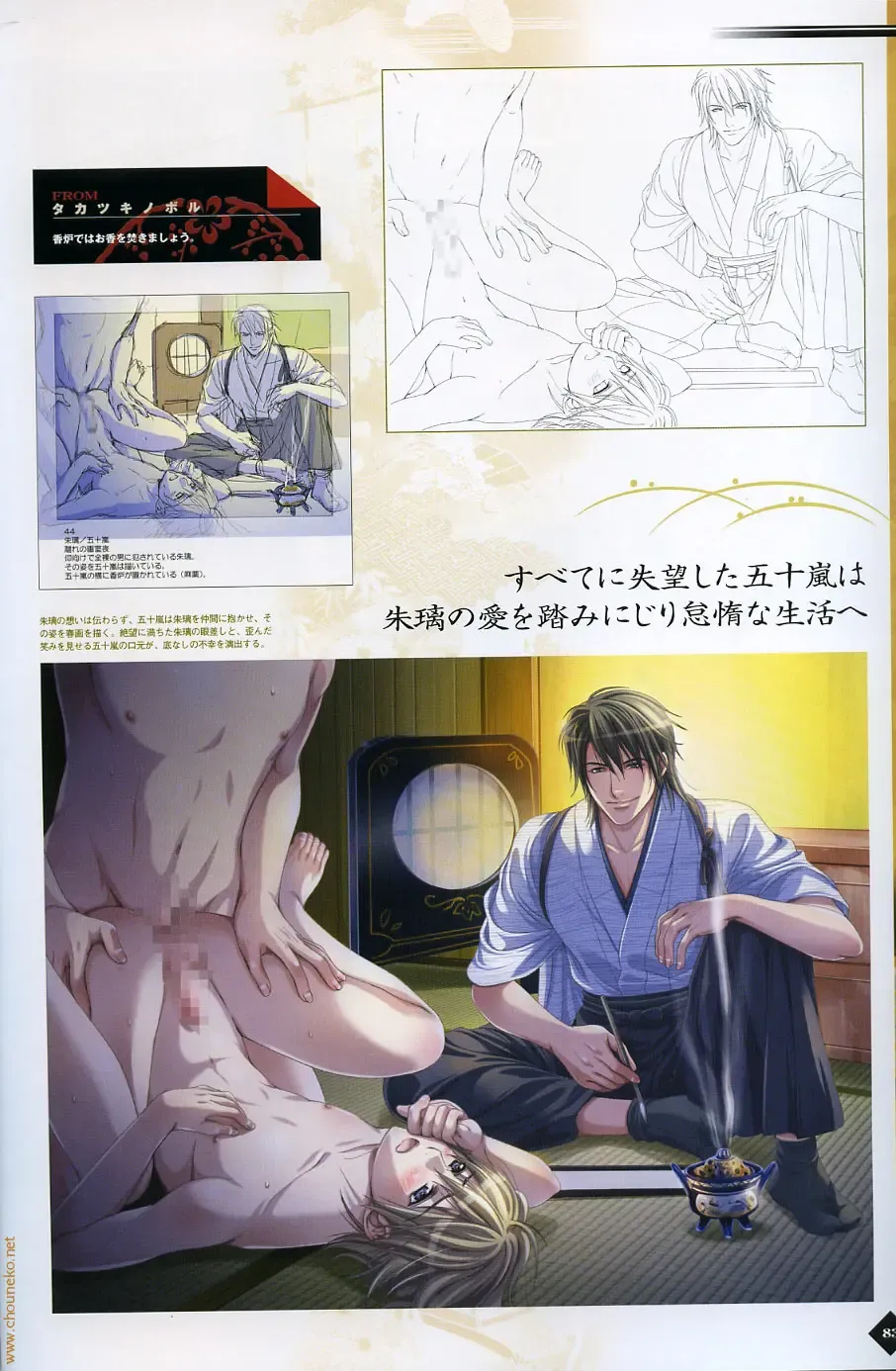 [Takatsuki Noboru] Hanamachi Monogatari Settei Gashuu Fhentai - Page 77