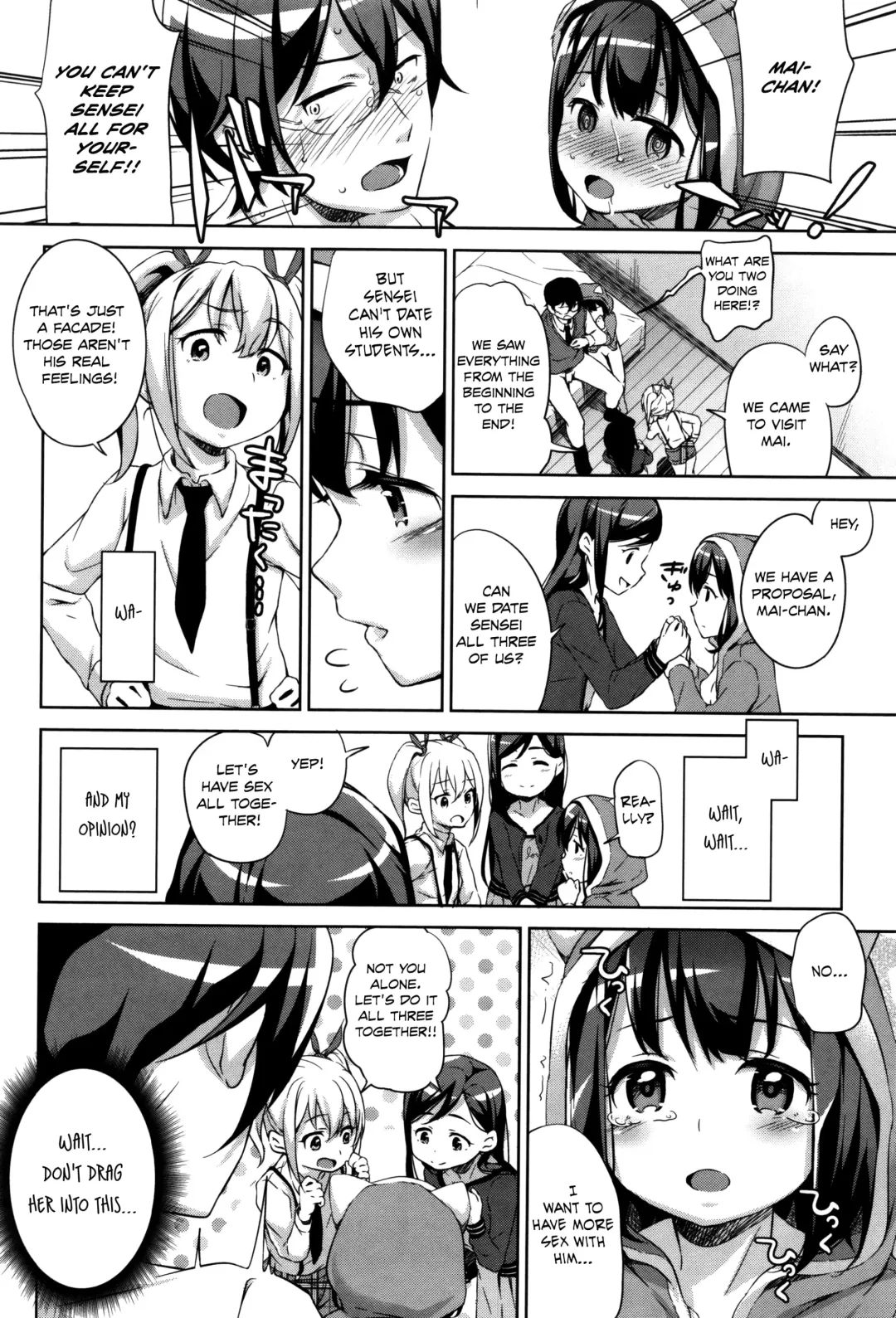 [Hashibiro Kou] Sanbiki ga Yuku! | The Three Girls Go! Fhentai - Page 60