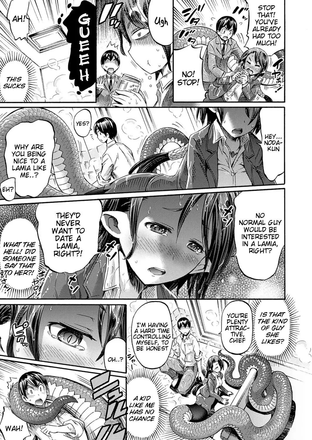 [Horitomo] Omochikaeri Lamia | Lamia, the Carry-Out Office Lady Fhentai - Page 5