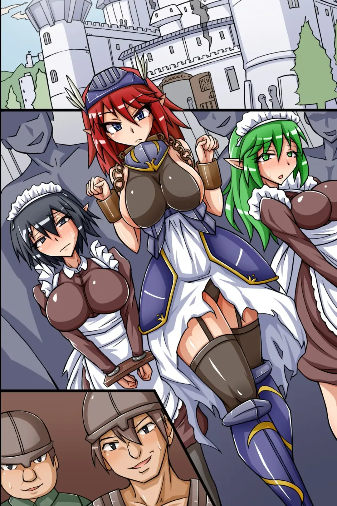 Elf Ochi Biyaku de Semen Tairyou Matsuri! Futanari Onna ni Hamehame Seitenka de Musume-ka Shichatte Renzoku Zecchou Fhentai - Page 54