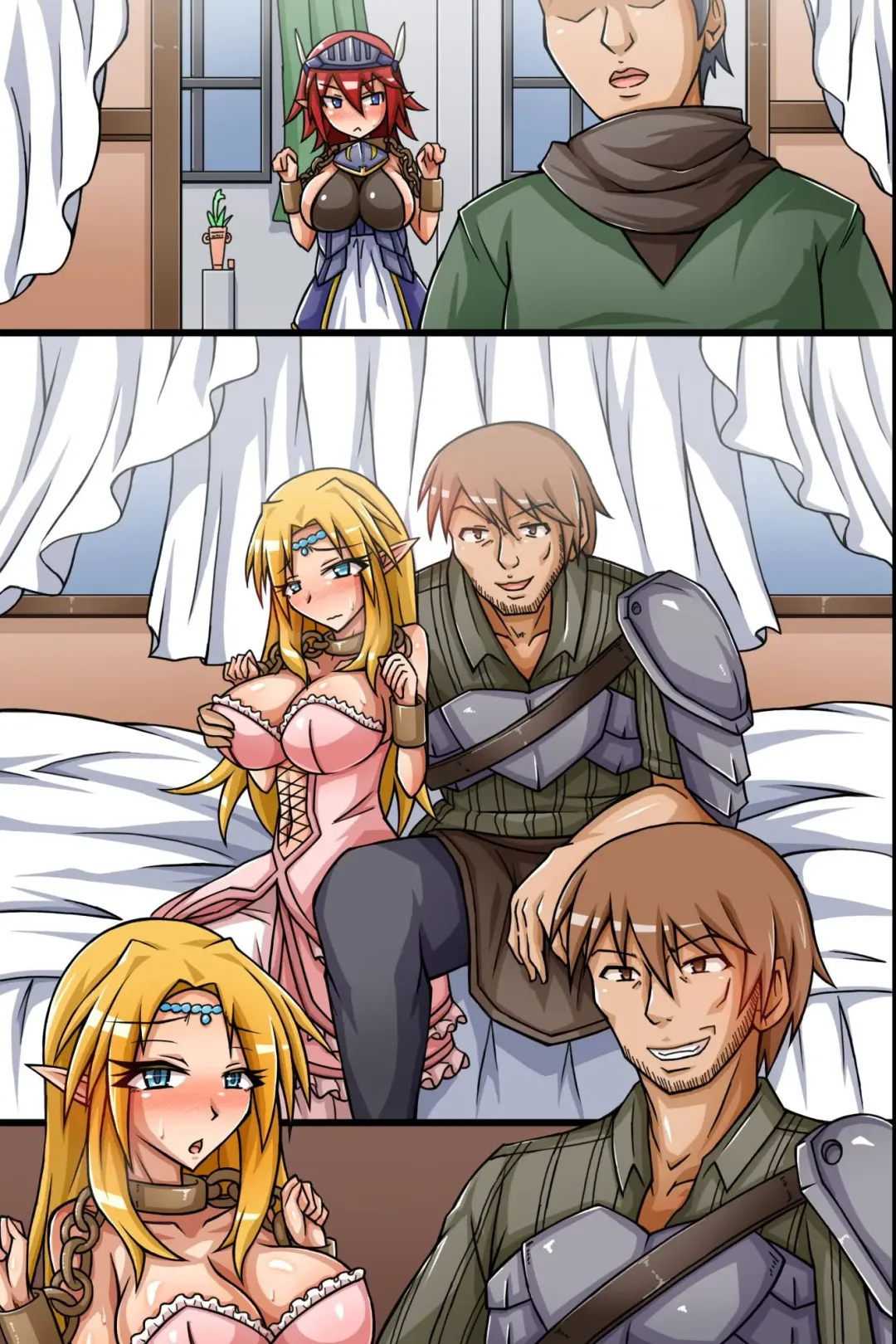 Elf Ochi Biyaku de Semen Tairyou Matsuri! Futanari Onna ni Hamehame Seitenka de Musume-ka Shichatte Renzoku Zecchou Fhentai - Page 61