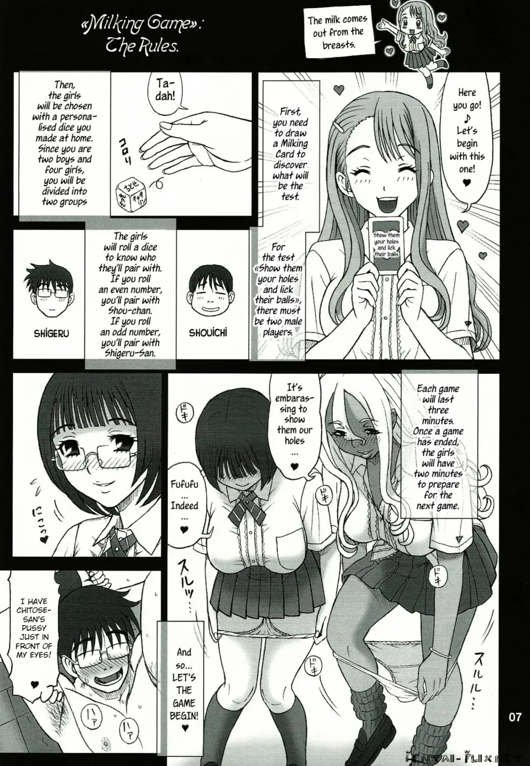 [13.] 29 Kaiten Sakusei Yuugi Milking Game JK Fhentai - Page 6