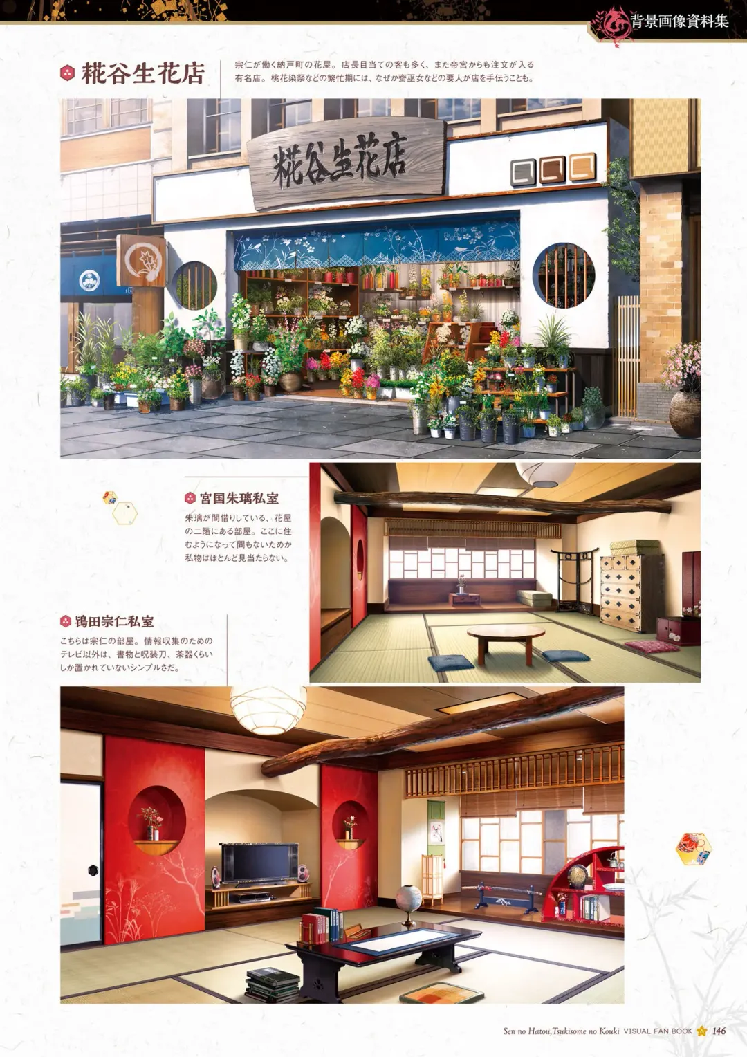 Sen no Hatou, Tsukisome no Kouki Visual Fanbook Fhentai - Page 147